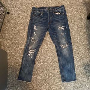 American eagle Tom girl jeans.